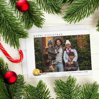 The Polar Express Sleigh Bell | Christmas Photo Holiday Card