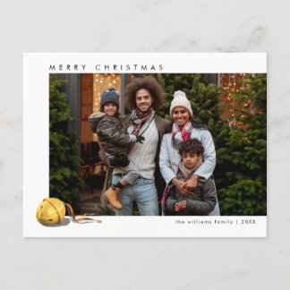 The Polar Express Sleigh Bell | Christmas Photo Holiday Postcard