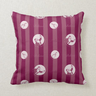 The Polar Express Striped Santa Claus Pattern Cushion