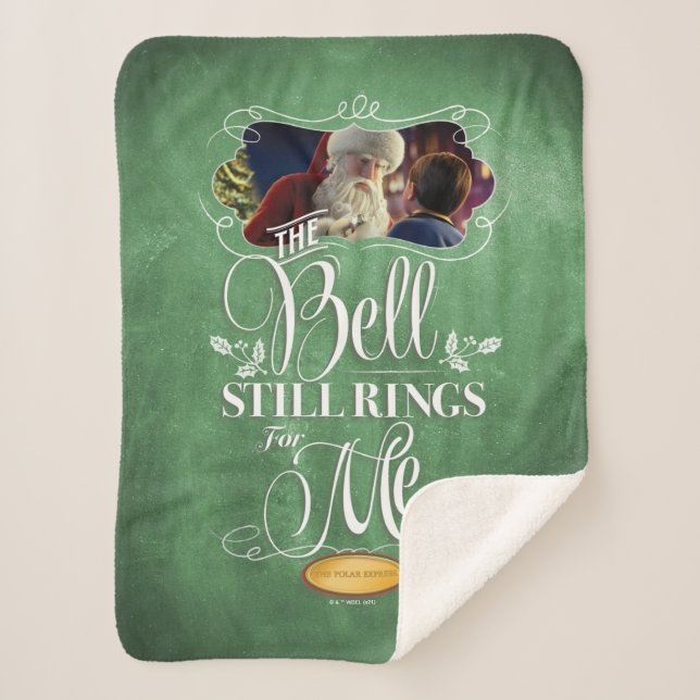 The Polar Express | "The Bell Still Rings For Me" Sherpa Blanket (Front)