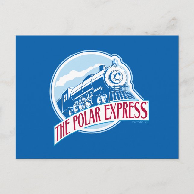 The Polar Express | Train Badge Holiday Postcard (Front)