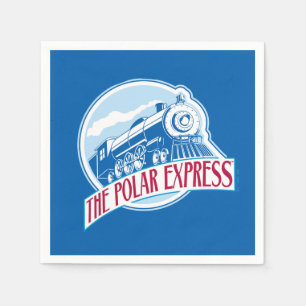 The Polar Express   Train Badge Napkin