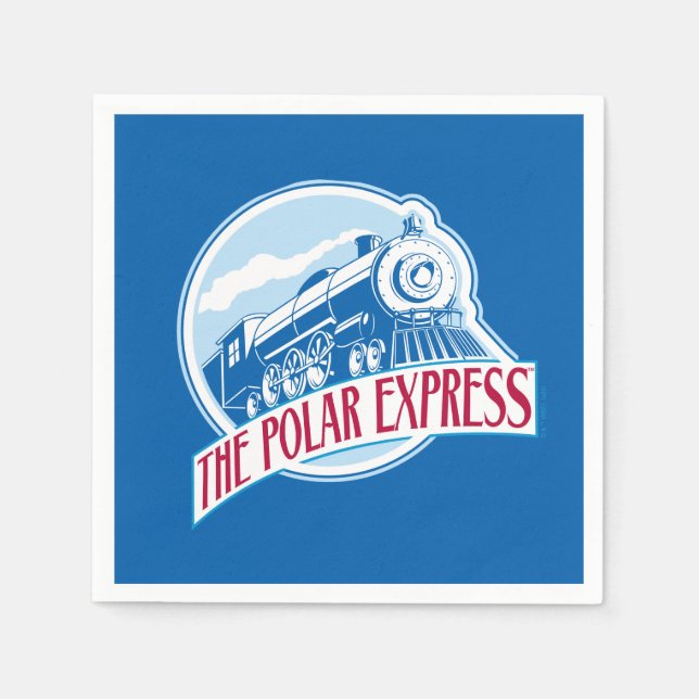 The Polar Express | Train Badge Napkin (Front)