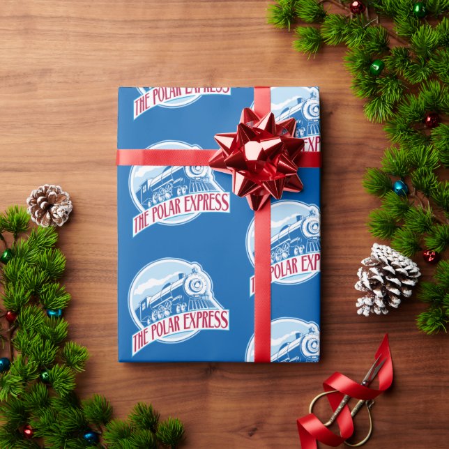 The Polar Express | Train Badge Wrapping Paper (Holiday Gift)