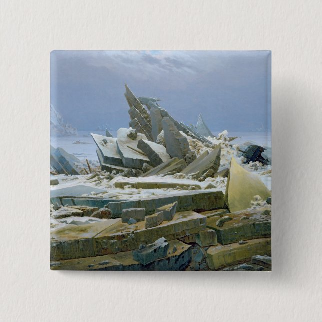 The Polar Sea, 1824 15 Cm Square Badge (Front)