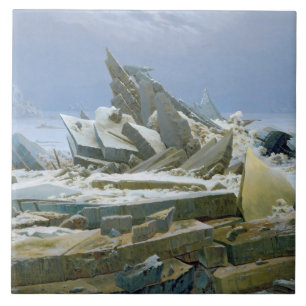 The Polar Sea, 1824 Ceramic Tile