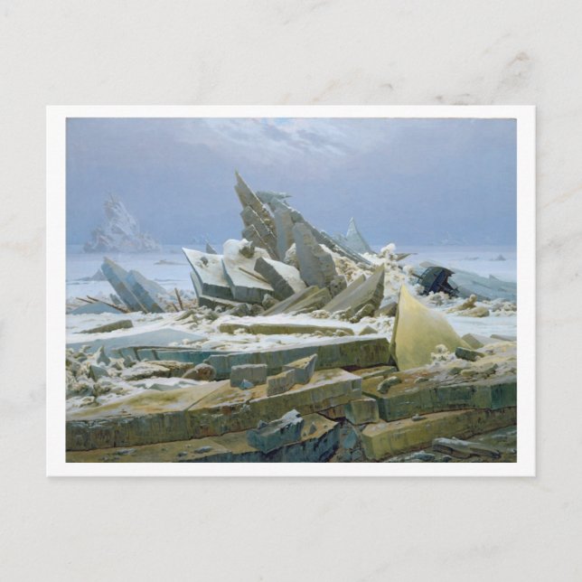 The Polar Sea, 1824 Postcard (Front)