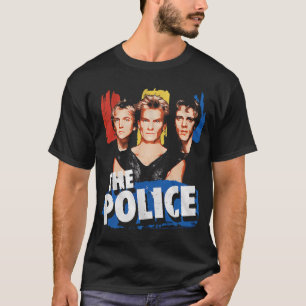 The Police Classic Rock Band Portrait Graphic Desi T-Shirt
