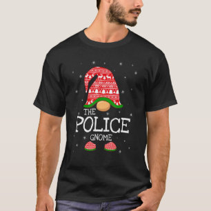 The Police Gnome Christmas Matching Family Xmas Co T-Shirt