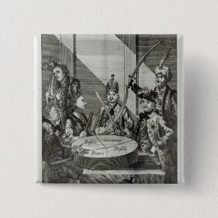 The Polish Plumb Cake, c.1772 15 Cm Square Badge