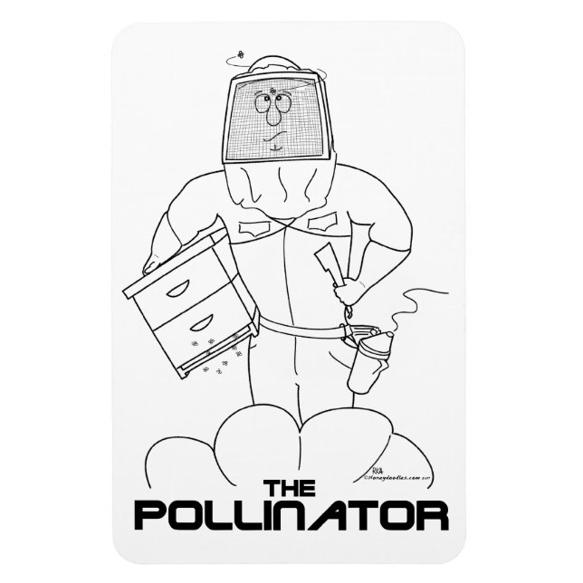 The Pollinator - Flexi-Magnet Magnet (Vertical)