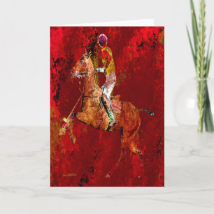 The Polo Player Card