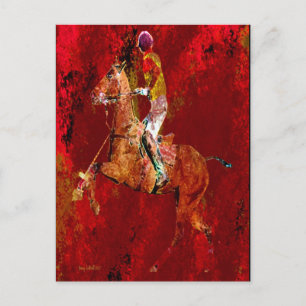 The Polo Player Postcard