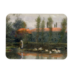 The Pond of William Morris Works at Merton Abbey ( Magnet