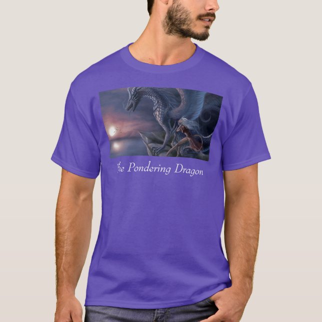 The Pondering Dragon T-Shirt (Front)