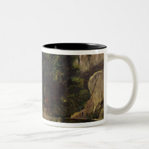 The Pont de Fleurie, Switzerland, 1873 Two-Tone Coffee Mug