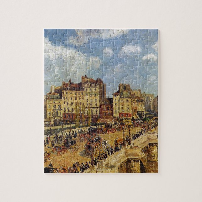 The pont Neuf by Camille Pissarro Jigsaw Puzzle (Vertical)