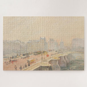 The Pont-Neuf, Effect of Snow and Fog by Pissarro Jigsaw Puzzle