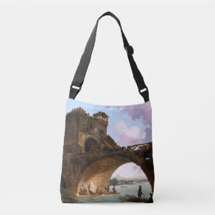 The Ponte Salario by Hubert Robert Crossbody Bag