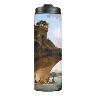 The Ponte Salario by Hubert Robert Thermal Tumbler
