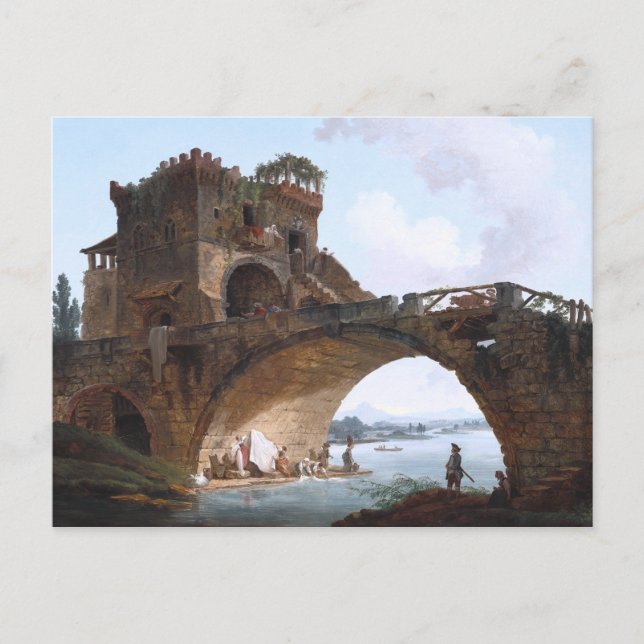 The Ponte Salario Postcard (Front)