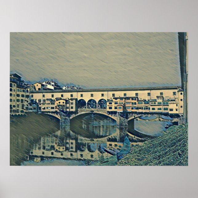 The Ponte Vecchio Card Poster (Front)