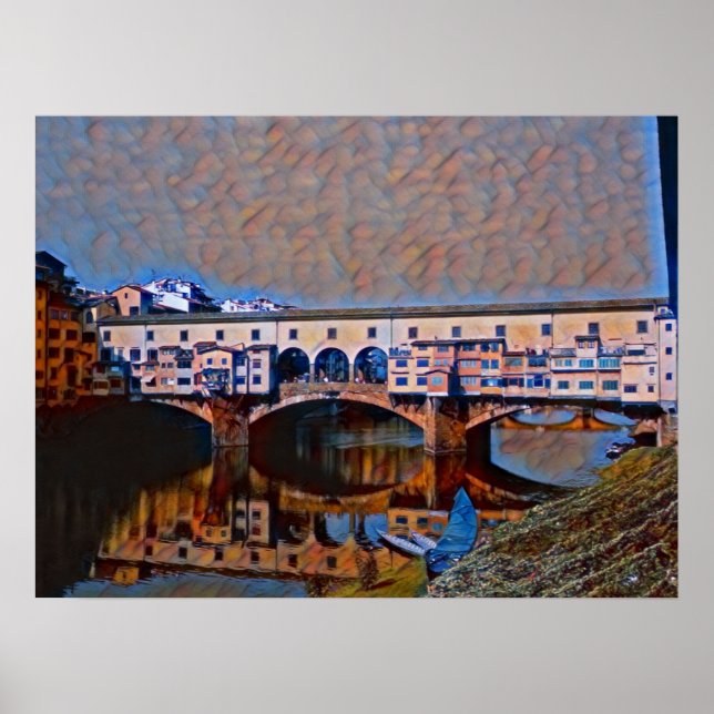 The Ponte Vecchio Card Poster (Front)