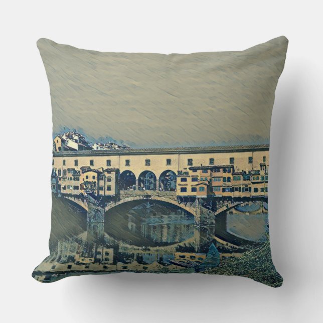 The Ponte Vecchio Cushion (Front)
