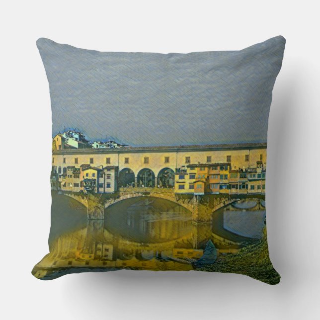 The Ponte Vecchio Cushion (Front)