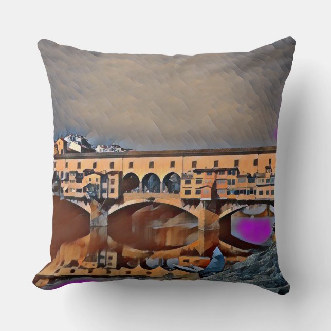 The Ponte Vecchio Cushion (Front)