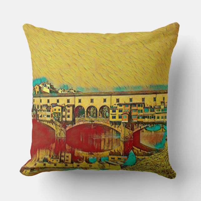 The Ponte Vecchio Cushion (Front)