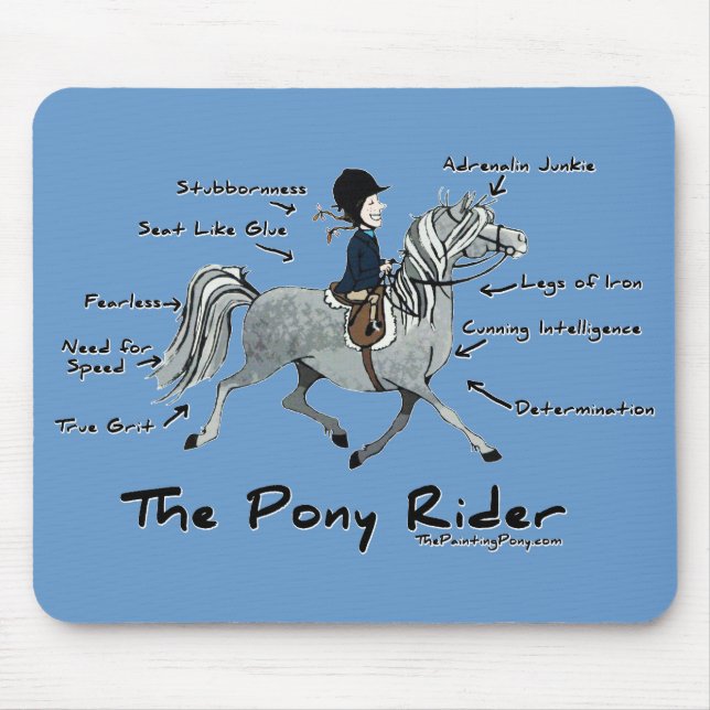 The Pony Rider Mouse Pad (Front)