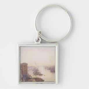 The Pool from the Adelaide Hotel, London Bridge Key Ring