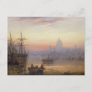 The Pool of London at Sundown, 1876 Postcard