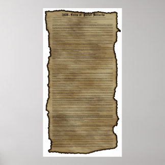 The Pool Rules Poster