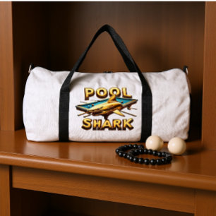 The Pool Shark: Master of the Cue Duffle Bag