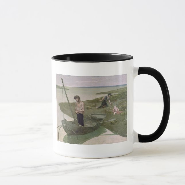 The Poor Fisherman, 1881 Mug (Right)