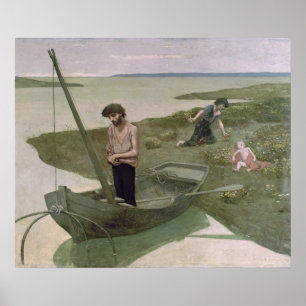 The Poor Fisherman, 1881 Poster
