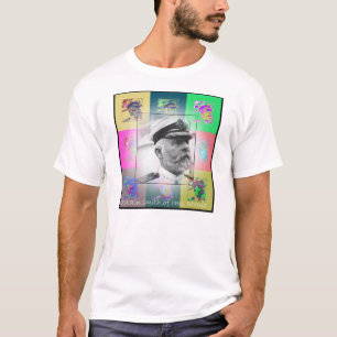 The Pop Art Captain Smith of the Titanic T-Shirt
