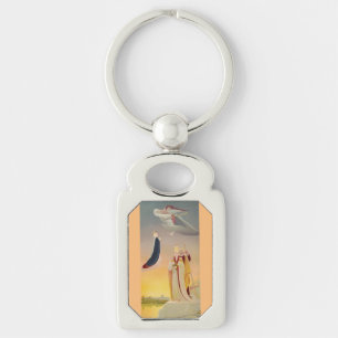 The Pope of Rome, Virgin Mary and Jesus Key Ring