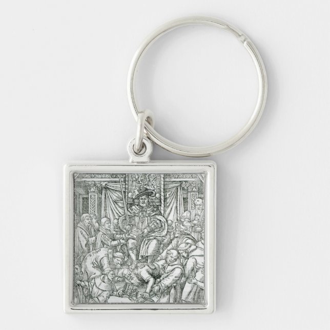 The Pope suppressed by King Henry VIII, 1534 Key Ring (Front)