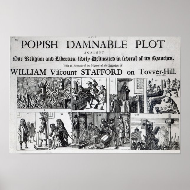 The Popish Damnable Poster (Front)