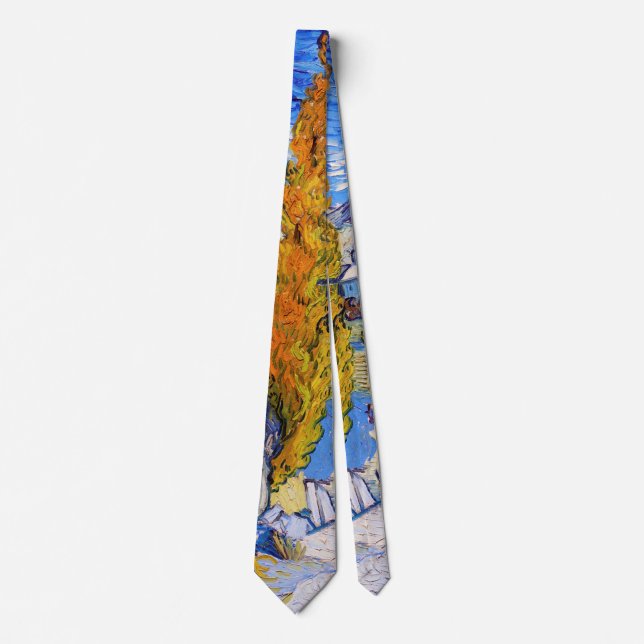 The Poplars at Saint-Rémy, Van Gogh Tie (Front)