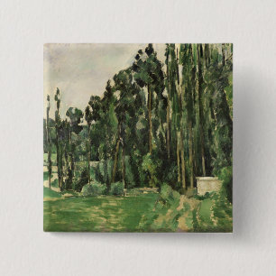The Poplars, c.1879-82 15 Cm Square Badge