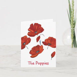 The Poppies     Card