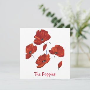 The Poppies Card