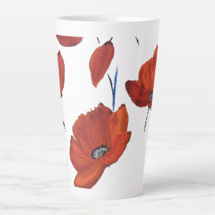 The Poppies       Latte Mug