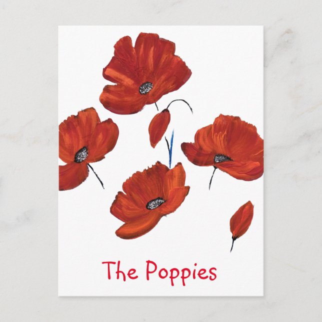 The Poppies   Postcard (Front)