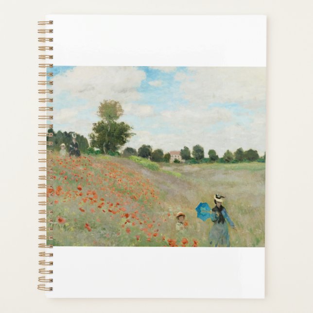 The Poppy Field near Argenteuil by Claude Monet Planner (Front)