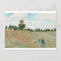 The Poppy Field near Argenteuil by Claude Monet